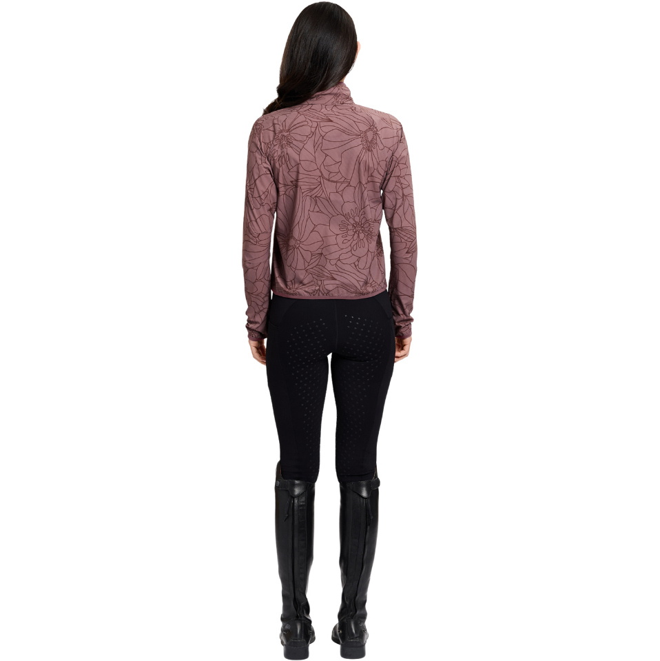 2026 Weatherbeeta Womens Lightweight UV Jacket 1028837022 - Mauve Wine / In Bloom